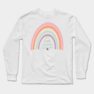 Boho Tis the Season Rainbow Long Sleeve T-Shirt